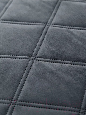 Набор текстиля для спальни Vip Camilla 240-260 (ромб, темно-серый)