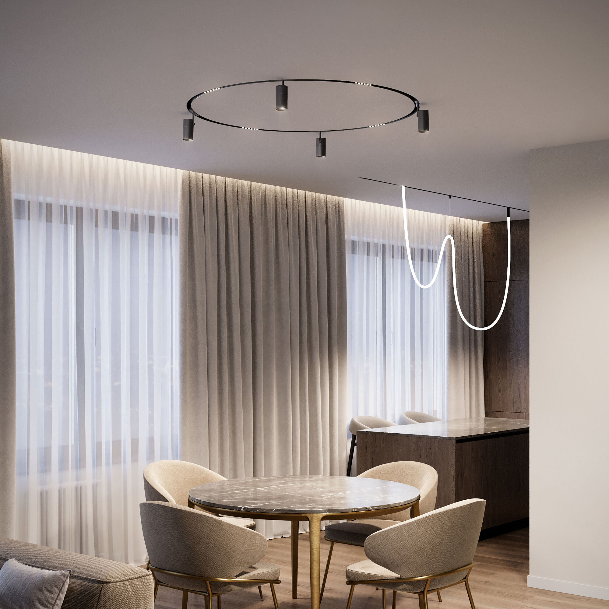 Трековый светильник Elektrostandard Slim Magnetic Comfi 85189/01 12W 4200K (черный) — фото 3