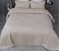 Набор текстиля для спальни Vip Camilla 240-260 (косичка, крем) - 