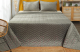 Набор текстиля для спальни Vip Camilla 240-260 (косичка, светло-серый) - 