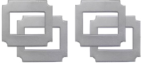 Комплект салфеток для робота-мойщика окон Hutt W55 (4шт, серый) - 