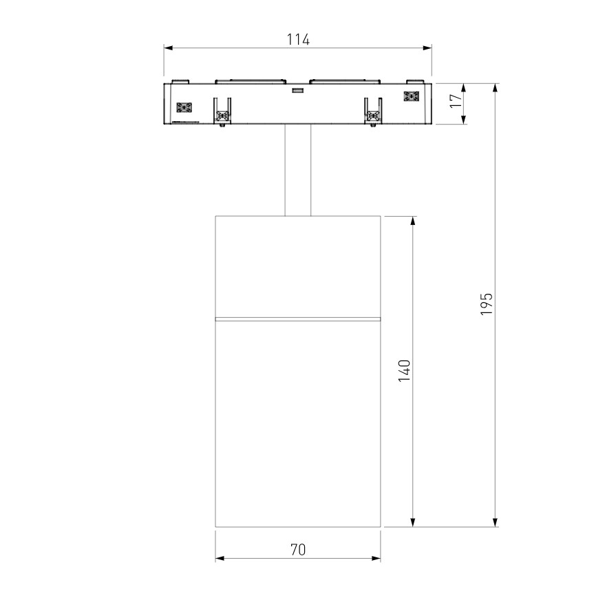 Трековый светильник Elektrostandard Slim Magnetic Comfi 85190/01 20W 4200K (черный) — фото 4