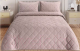 Набор текстиля для спальни Vip Camilla 240-260 (ромб, пудра) - 