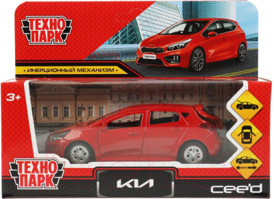 Автомобиль игрушечный Технопарк Kia Ceed / CEED-12-RD 