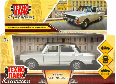 Автомобиль игрушечный Технопарк Москвич-2140sl / AZLK2140M-12-SR 