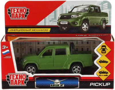 Автомобиль игрушечный Технопарк Uaz Pickup / PICKUP-GN 