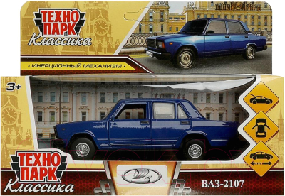 Автомобиль игрушечный Технопарк Ваз-2107 / 2107-12-BU