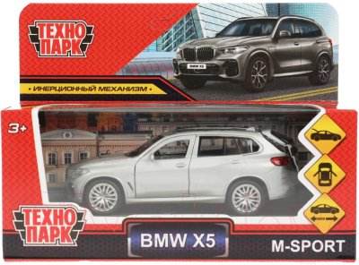 Автомобиль игрушечный Технопарк Bmw X5 M-Sport / X5-12-SR 