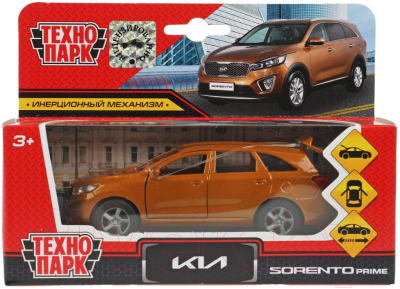 Автомобиль игрушечный Технопарк Kia Sorento Prime / SB-17-75-KS-BROWN 