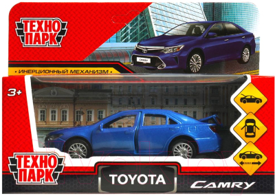 Автомобиль игрушечный Технопарк Toyota Camry / CAMRY-12-BU 
