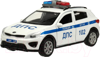 Автомобиль игрушечный Технопарк Kia Rio X Полиция  / XLINE-12POL-WH 