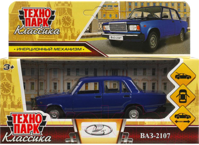 Автомобиль игрушечный Технопарк Ваз-2107 / 2107-12-BU1 