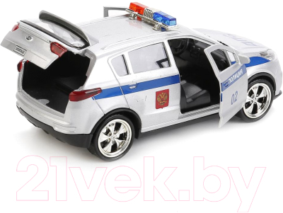 Автомобиль игрушечный Технопарк Kia Sportage Полиция / SPORTAGE-POLICE 