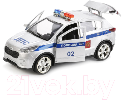 Автомобиль игрушечный Технопарк Kia Sportage Полиция / SPORTAGE-POLICE 