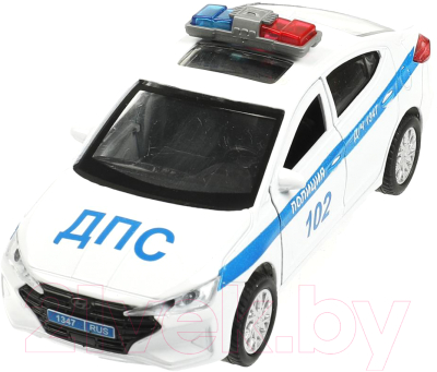 Автомобиль игрушечный Технопарк Hyundai Elantra Полиция / ELANTRA-12POL-WH 