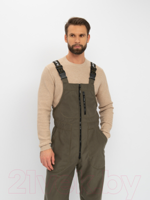 Костюм для охоты и рыбалки Huntsman Никс Люкс -5°C Alova Windblock Хаки (р-р 60-62/182-188)