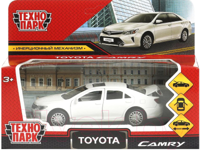 Автомобиль игрушечный Технопарк Toyota Camry / CAMRY-12-WH 