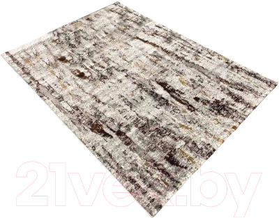 Ковер Radjab Carpet Браун Прямоугольник 5308A / 11009RK (2.4x3.4, Dark Grey/Dark Brown)