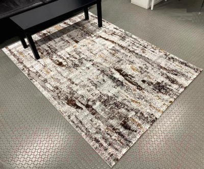 Коврик Radjab Carpet Браун Прямоугольник 5308A / 11011RK (0.8x1.5, Dark Grey/Dark Brown)