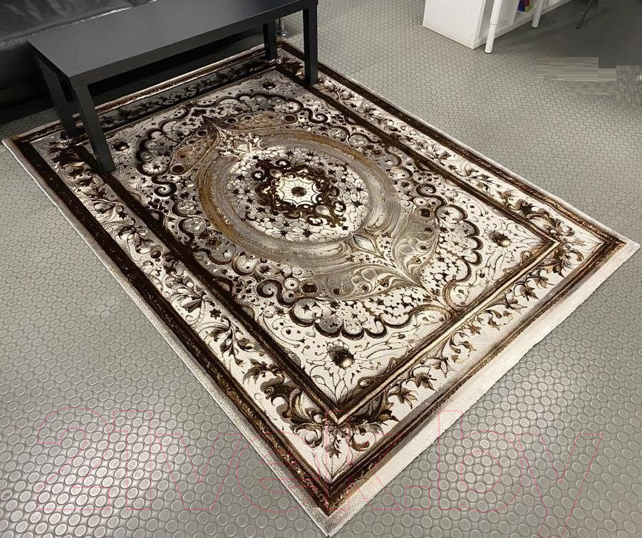 Коврик Radjab Carpet Браун Прямоугольник 5522B / 11029RK