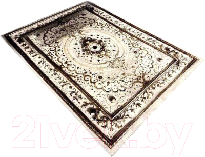 Ковер Radjab Carpet Браун Прямоугольник 5522B / 11033RK (1.6x3, Bone/Light Grey)