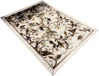 Ковер Radjab Carpet Браун Прямоугольник 5524A / 11046RK (3x4, Light Grey/Light Brown) - 
