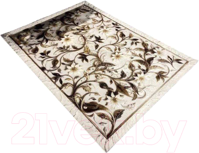 Ковер Radjab Carpet Браун Прямоугольник 5524A / 11046RK (3x4, Light Grey/Light Brown)