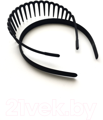 Набор обручей для волос Margo 0117 (2шт, черный)