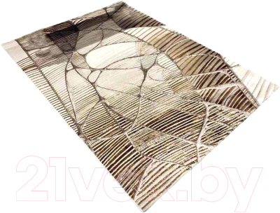 Коврик Radjab Carpet Браун Прямоугольник 5746A / 11076RK (1.2x1.8, Light Grey/Light Brown)