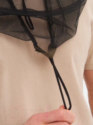 Изображение товара Накомарник для охоты и рыбалки Huntsman Антигнус c кольцом Хаки Смесовая (р-р 60)