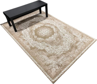Коврик Radjab Carpet Астра Прямоугольник 1363A / 11208RK (0.8x1.5, Beige/Beige) - 