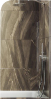 Стеклянная шторка для ванны MaybahGlass MGV-131-4у (прозрачное стекло/хром глянцевый) - 