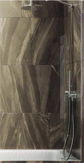 Стеклянная шторка для ванны MaybahGlass MGV-62-4у (прозрачное стекло/хром глянцевый)