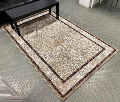 Ковер Radjab Carpet Астра Прямоугольник 1646A / 11251RK (1.6x2.3, Brown/Beige)