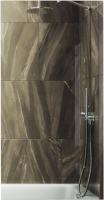 Стеклянная шторка для ванны MaybahGlass MGV-59-4ш (прозрачное стекло/хром глянцевый) - 