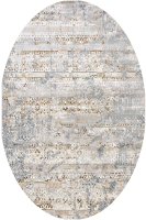 Ковер Radjab Carpet Белла Овал D057A / 10071RK (2x4, Cream Shirink/Blue Fdy) - 