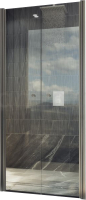 Душевая дверь MaybahGlass 198x120 / MGD-425-5 (прозрачное стекло/хром матовый) - 