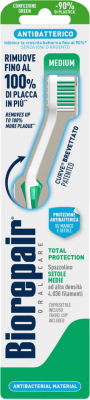 Зубная щетка Biorepair Curve Protezione Totale средней жесткости