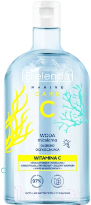 Изображение товара Мицеллярная вода Bielenda C Marine Care Глубоко очищающая (400мл)