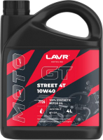 Моторное масло Lavr Moto GT Street 4T 10W40 SM / Ln7726 (4л) - 