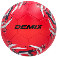 Футбольный мяч Demix 7PPSP24MT7 / 114523-H1  (р.5, красный) - 