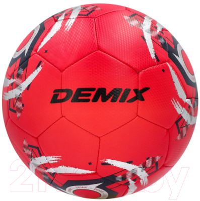 Футбольный мяч Demix 7PPSP24MT7 / 114523-H1  (р.5, красный)