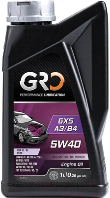 Моторное масло GRO GXS A3/B4 5W40 / 9003290 (1л)