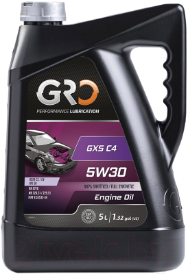 Моторное масло GRO GXS C4 5W30 / 9007720 (5л)