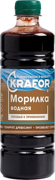 Морилка Krafor Водная (500мл, орех)