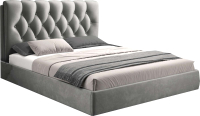 Двуспальная кровать AMI Империя Голд 1600 (светло-серый) - 