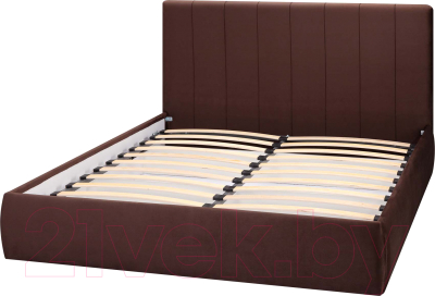 Двуспальная кровать AMI Монако 1600 (шоколадный)
