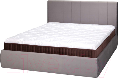 Двуспальная кровать AMI Монако 1600 (темно-серый)