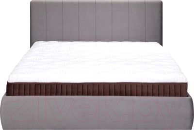 Двуспальная кровать AMI Монако 1600 (темно-серый)