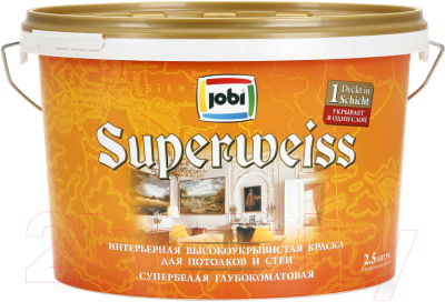 Краска Jobi Superweiss (2.5л)